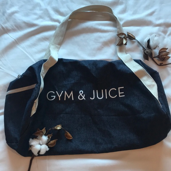 Handbags - โGym & Juiceโ duffel bag Handbags - โGym & Juiceโ duffel bag